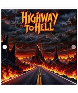 Highway To Hell Poster - 33.1&quot; x 33.1&quot; - Semi Gloss - $38.48