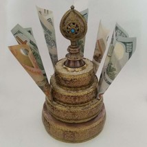 Tibetan Buddhist Fine Carving Ratna Mandala 9.5&quot; - Nepal - £138.02 GBP