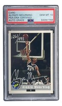 Alonzo Mourning Signed Georgetown 1992 Classic Draft Picks Card PSA/DNA Gem MT - £121.03 GBP