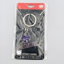 Kansas State Wildcats Metal Key Ring Keychain New Aminco NIB - $9.49