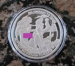 2024 Sexy Going Fishing Silver .999 1oz Round Limited Mintage of 200 wit... - $83.16