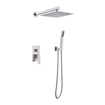 10 inch Shower Head Bathroom Luxury Rain Mixer Shower Complete Combo Set - £156.49 GBP