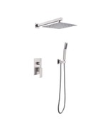 10 inch Shower Head Bathroom Luxury Rain Mixer Shower Complete Combo Set - £153.25 GBP