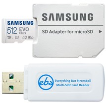 Samsung 512Gb Evo+ Micro Sd Memory Card For Samsung Phone Works With Gal... - £67.84 GBP