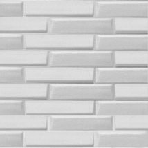 Dundee Deco JNAZRS0561 Off-White Faux Brick 3D Wall Panel, Peel and Stick Wall S - £9.97 GBP+