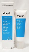 Murad Acne Control OIL PORE MATTIFIER SPF45 Moisturize Protect 1.7 oz/50... - $684.65 MXN
