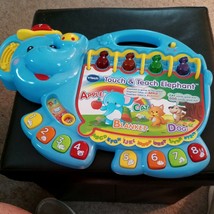 VTech, Touch and Teach Elephant, ABC Toy for Toddlers Preowned VGC - £11.04 GBP