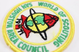 Vintage 1971 Sam Houston World Scouting Round Boy Scouts America BSA Camp Patch - £9.26 GBP