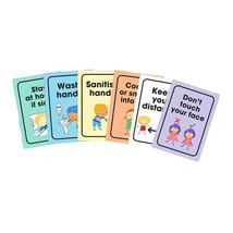 Durus School Hygiene & Social Distance Teaching Cards A5 7pk - $59.78 CAD