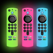 3-Pack Remote Case For Tv 3Rd Gen 2021 Glow In The Dark, Voice Remote Protective - £21.73 GBP