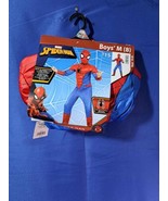 NWT Marvel Spiderman 2 Piece Costume Boys Size Medium (8) Halloween dres... - £18.45 GBP