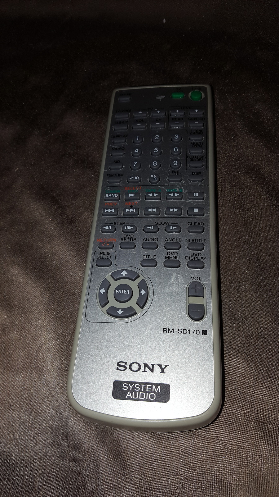 SONY RM-SD170 SYSTEM AUDIO REMOTE CONTROL free us shipping  			