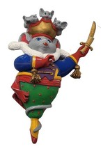Dept 56 Alice in Wonderland Mouse King Christmas Ornament VTG 1990&#39;s Small Chips - £13.42 GBP