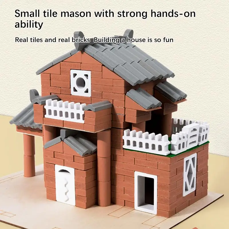 3D Wooden Dollhouse Miniature DIY House Kit Tiny Mini House Kit DIY Dollhouse - £140.48 GBP