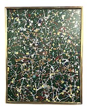 Max shacknow Paintings Green streamers #2 313228 - £78.21 GBP