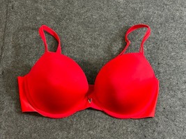 Victoria Secret Size 34D Very Sexy Push-Up Red Push Up Bedazzled V Bra - £14.06 GBP