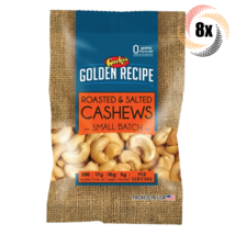 8x Bags Gurley&#39;s Golden Recipe Roasted &amp; Salted Cashews | Small Batch | 2.75oz - £23.78 GBP