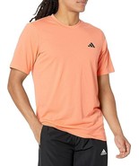adidas Essentials Feel Ready Training T-Shirt Mens M Coral Short Sleeve NEW - £21.69 GBP