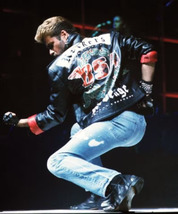 Men&#39;s BSA George Michael Faith Rockers Revenge Biker Real Leather Jacket - £48.55 GBP+