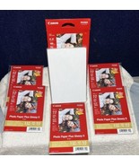 5 Canon Inkjet Photo Paper Plus Glossy II 4x6 PP-201 Sample Packs + Bonus  - $13.42 CAD