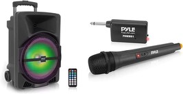 Wireless Portable PA Speaker System -1200W High Powered Bluetooth &amp; Portable VHF - £169.84 GBP
