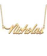 Nicholas Name Necklace for Best Friend Family Member Birthday Christmas ... - €13,63 EUR