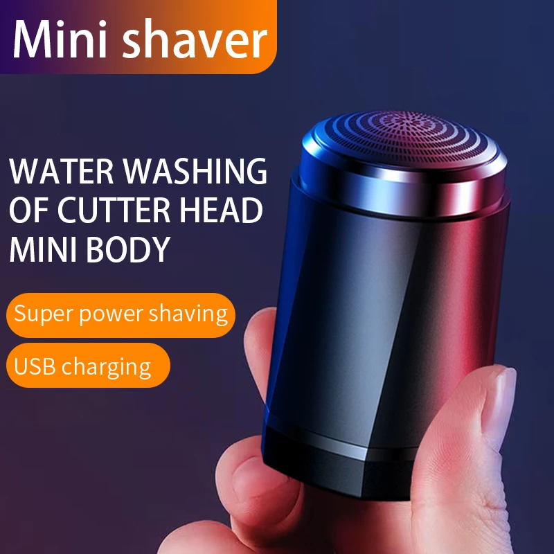 Mini Electric Shaver Rechargeable Shaving Machine for Men Wet-Dry Dual Use - $17.16