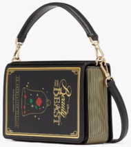 NWB Kate Spade Disney X 3D Book Crossbody Bag Black Leather KE564 Gift B... - £146.21 GBP