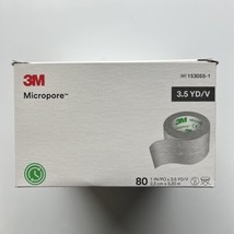 3M 80 Rolls Micropore Surgical Tape 1 in x 3.5 yd 1530SS-1 - £25.11 GBP