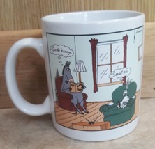 Vintage The Far Side Dumb Bunny Smart Ass Coffee Mug 1992 By Gary Larson Funny - £15.30 GBP