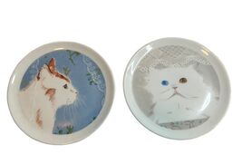 Collection Coeur Minou-ettes C. Pradalie Cat Collectors Trinket Dish Pla... - $16.83