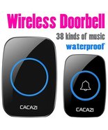 Wireless Doorbell Waterproof - £22.91 GBP