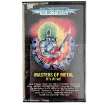 Masters Of Metal It&#39;s Alive 1991 Cassette Tape Rush Dokken Sabbath Alcatraz CBX5 - £19.58 GBP