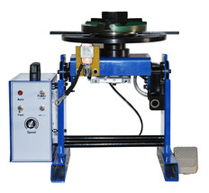 50KG Welding Positioner Turnable Welding Rotary Table Timing w/ 20mm Chuck  - £636.61 GBP