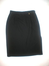 Designer New Versace Collection Pencil Skirt Womens Black 26 X 24.5 Authentic  - £555.03 GBP