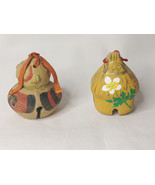 Handcrafted Japanese Clay Bells; Straw Thrown House &amp; Japanese Man - €44,49 EUR