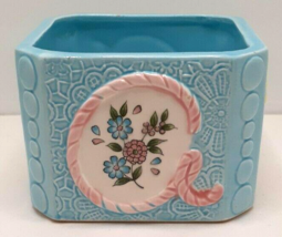 Inarco ABCD Nursery Ceramic Planter Made in Japan Vintage - £9.94 GBP