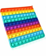 Big Popping Fidget Toy 100 Bubble Pop Fidgets Stocking Stuffers - 8&quot; Rai... - $15.47 CAD