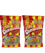 Mini Carnival Swirl Pops Colorful Lollipops Individual Wrapped 7ct - Pac... - $11.87