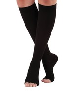 Medical Compression Socks Open Toe Support Stockings Sport Men's Women's (S~3XL) - $14.94
