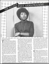 Joan Armatrading original 1980 three-page article with 2 photos - £3.57 GBP