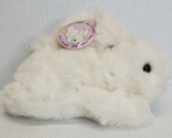 Rare Vintage Jerry Elsner Fluffy Bunny Rabbit Stuffed Plush Puppet Pajam... - $21.74