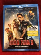 Iron Man 3 (Blu-ray + DVD)  Marvel Blu-ray Excellent - £11.07 GBP