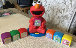 Sesame Street Elmo Find and Learn Alphabet Blocks - Hasbro, COMPLETE SET - £33.23 GBP