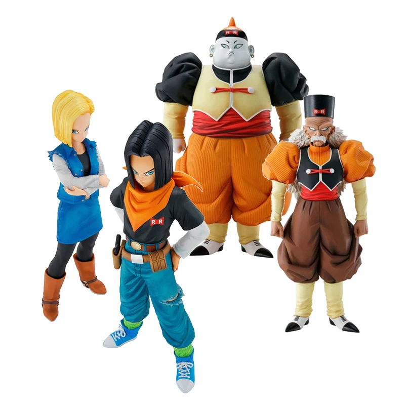 27/24cm Dragon Ball Dr.gero Android 17 18 19 20 Action Figure Statue Gk - £24.14 GBP+