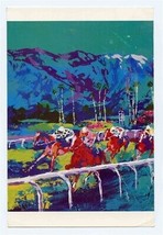 LeRoy Neiman Knoedler Publishing Postcard Santa Anita  - £19.53 GBP