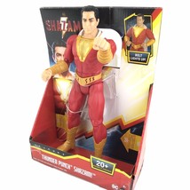 DC Shazam Thunder Punch 12&quot; Movie Action Figure 20+ Sound Phrases Lights Up NIB - £15.45 GBP