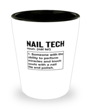 Shot Glass Party Funny Nail Tech Beautician Spa  - £15.75 GBP