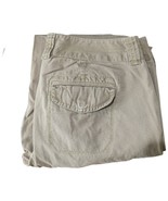 Eddie Bauer Ripstop Cargo Pants Womens sz 8 Khaki Brown Stretch Hiking 3... - $678.50 MXN