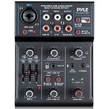 Pyle Professional Wireless 3-Channel DJ Mixer – Bluetooth, USB Interface - $1,008.61 MXN
